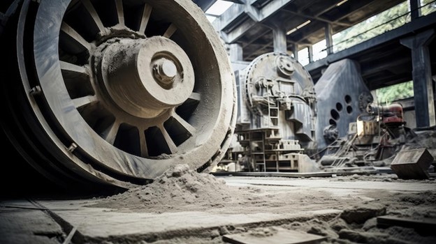 Cement mixer bearings